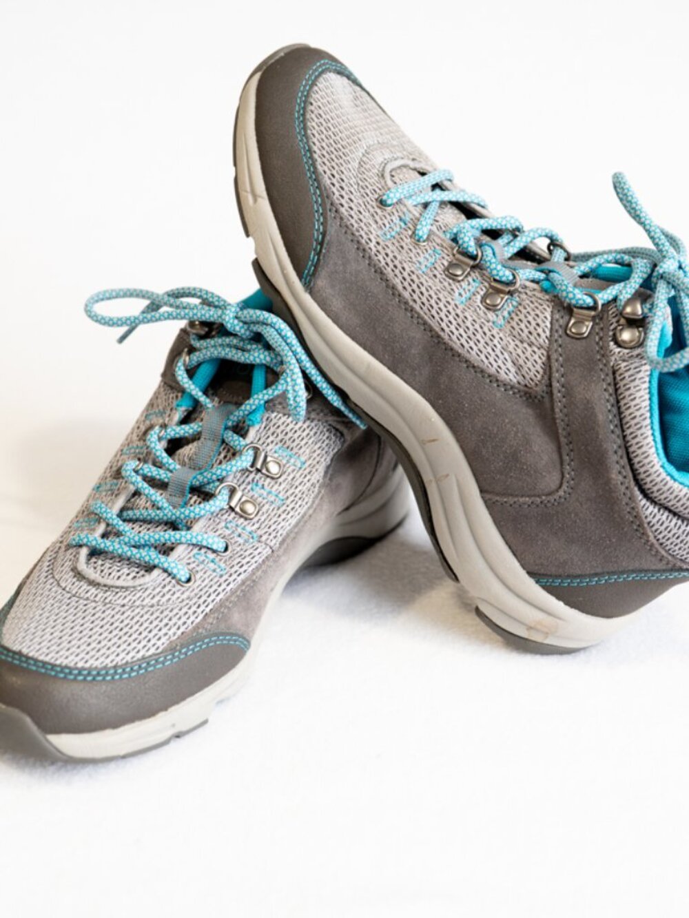 Vionic Cypress Women Blue Silver Athletic Walking Shoe Size 8 Womens